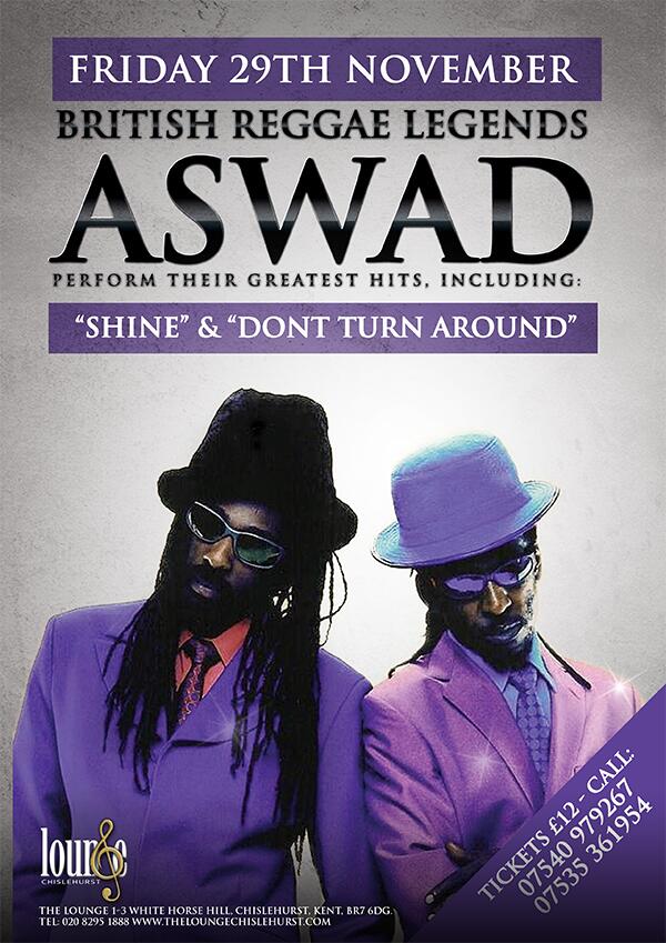 Aswad perform Shine, Don't Turn Around &amp; more live at The Lounge..
