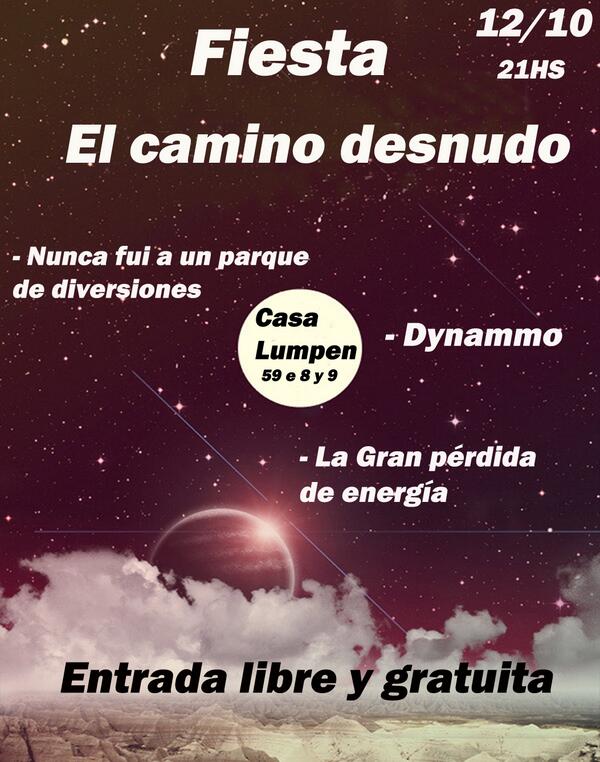 dynammolaplata's tweet photo. Este sábado se viene una fecha increible  aqui el evento https://t.co/Rts2VKt91l http://t.co/WE6L4PndLP