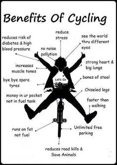 Verithin's tweet image. Do you know the #benefits of riding a #bike? #exercise