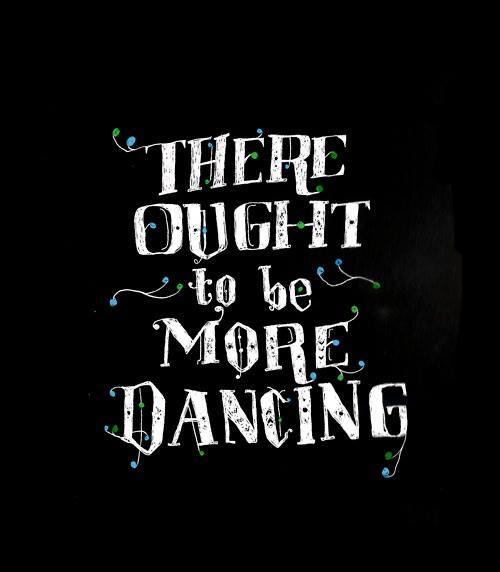 There ought to be more dancing, don't you agree?! #PositiveEnergy #dance