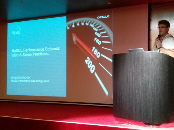 freshdaz's tweet image. #mysqltechday PFS by @dimitrik_fr