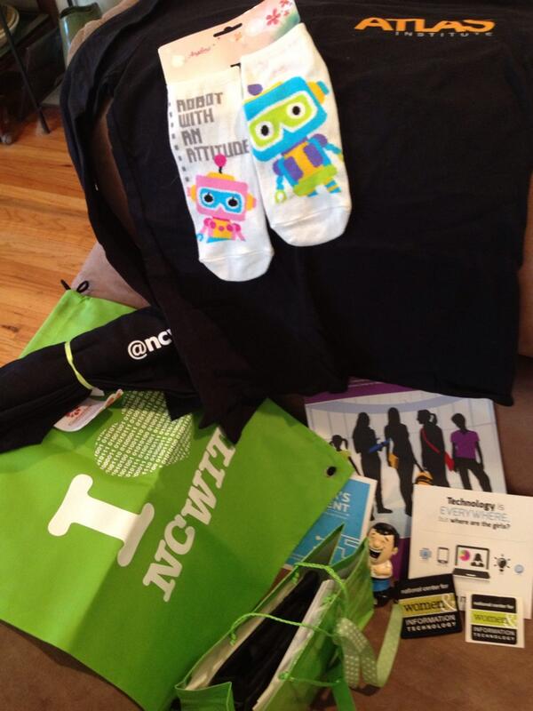 Thank you to <a href="/Mediamum/">Jobi-Wan Kenobi</a> from the National Center for Women In Tech at Colorado for the awesome inspirational gift bag