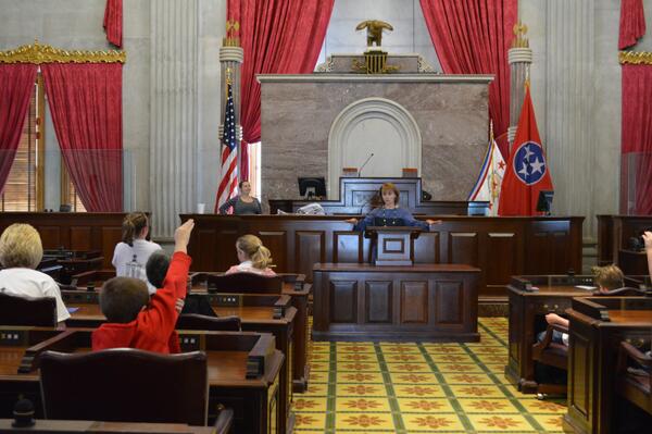 Enjoyed speaking to a group of students from Rep <a href="/MaryLittleton78/">Mary Littleton</a>'s district about state gov't. Thx for the invite!