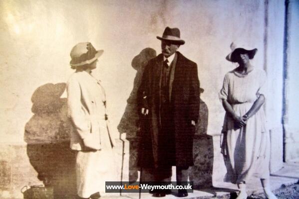 Thomas Hardy with Dr Marie Stopes at her cottage on #Portland now Portland Museum ...