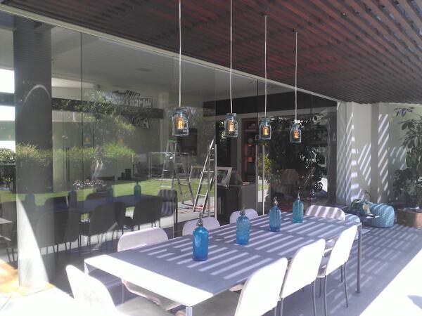 Lámparas ya instaladas!!!