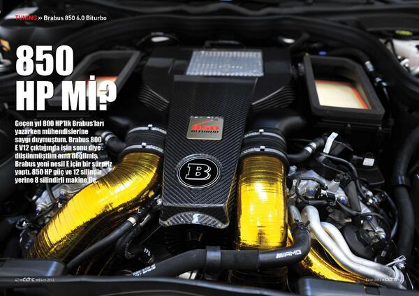 ddtcmag.com  DDTC MAG Ekim sayısını okumak için: bit.ly/1e9ssWa Brabus E63 850
