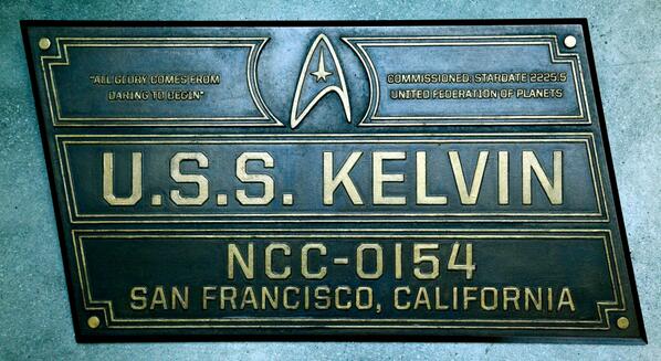 bad_robot's tweet photo. Throwing back to the early 23rd century this Thursday. U.S.S. Kelvin - reporting for duty. #FoundAtBR #tbt http://t.co/1Gcao4sddf
