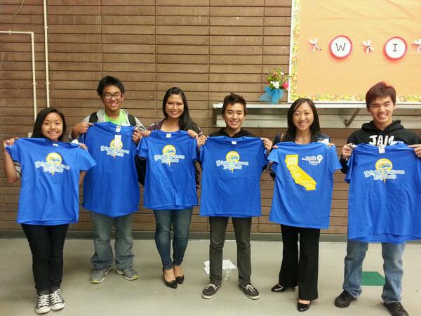 HMLCANyep's tweet photo. #HMLCANyep @HMLCANnai @SEARAC_Quyen posed with School Success Express T-shirts after #LCFF forum. #FairEd4All #HMLCAN http://t.co/N5Ib89eh7V