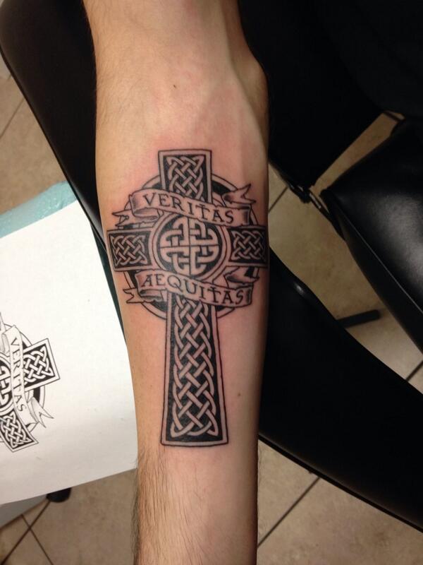 Hand Tattoos Embrace the Boondock Saints Font