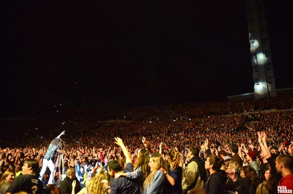 AEROSMITHenUY's tweet photo. @StevenTylerisms Aerosmith in Uruguay: Estadio Centenario October 9. http://t.co/TvYREDCD7P