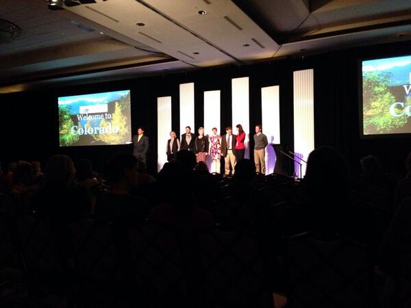 PrimCareShrink's tweet photo. HIstoric opening plenary using awesome presentation format. http://t.co/lOaP5D8kGF