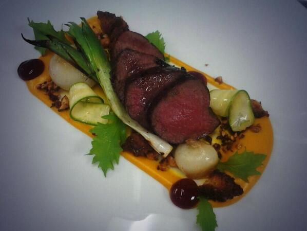 PacificDining's tweet photo. Tonight's feature: plum glazed venison with yam purée! Yum! #yyj #westcoast #yummy #foodie #HGP #Victoria #fall http://t.co/cuXSeE9sUb
