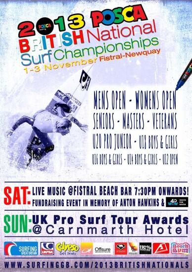 SurfingEngland's tweet photo. Here we go again! THE 2013 @uni_posca BRITISH NATIONAL SURF CHAMPS! 1-3Nov #Fistral, #Newquay. http://t.co/RhyTQVLA8l http://t.co/R7UcwQOvG6
