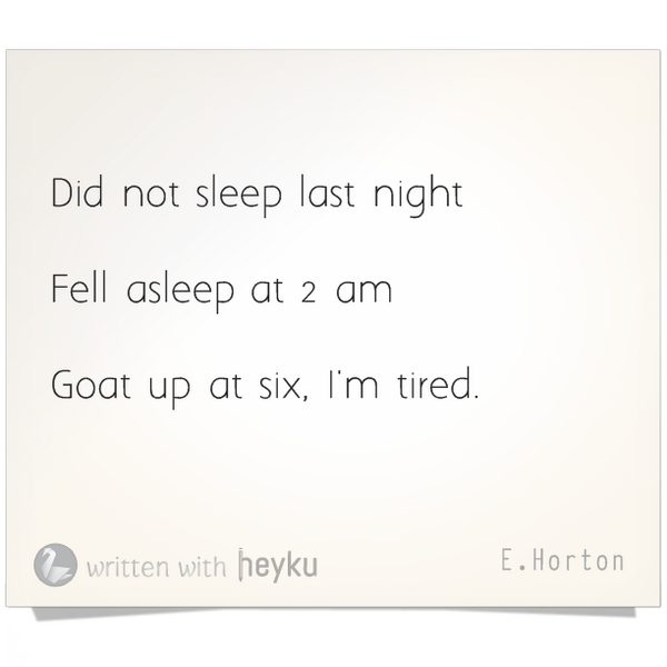 EdnaHorton's tweet photo. Here’s my latest #heyku via @HeykuApp http://t.co/PDwTHJlncn
