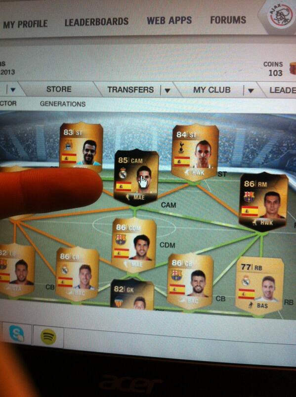 EAFUT3's tweet image. Wie wil isco if ?