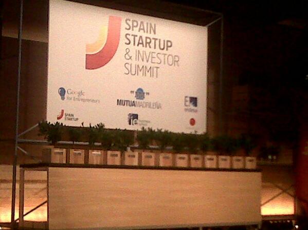 LDFleming's tweet photo. The @Spain_StartUp trophies are trees!!! #spainstartup http://t.co/2mJLm24GQ6