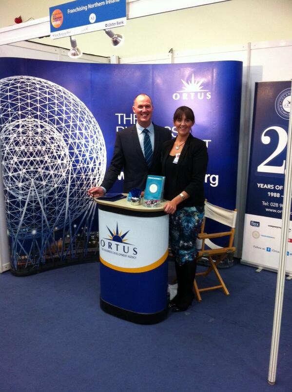 FranchisingNI's tweet photo. FranchisingNI/ORTUS promoting and supporting franchise growth and development at the IFA Ulster Bank Franchise Show http://t.co/6s67fXo7z8