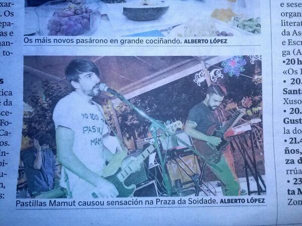 PastillasMamut's tweet photo. EL OTRO DÍA EN @lavozdegalicia NOS SACARON ESTA INSTANTANEA http://t.co/4zL8x0szNF