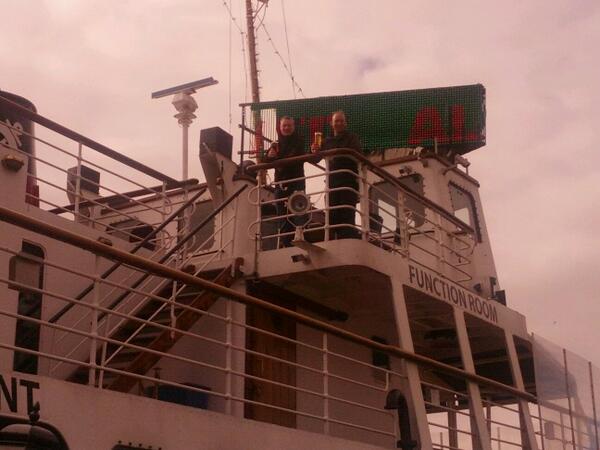 Boat drinking Where are you @Paulwalshie #walshieatwork