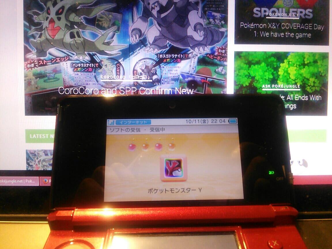 Pokejungle Pokemon Xy Now Downloadable For Those With Codes In Japan Http T Co F17zgvrixk