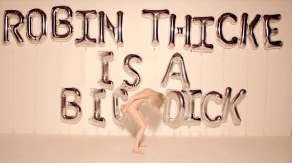 peacevehicle's tweet image. Robin Thicke IS a big dick.  #Twerker #Twerkee #Twerp goo.gl/fb/terxk