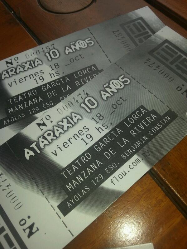 rauldaumas's tweet photo. Con un RT podes ganar una de estas dos #Flou #Ataraxia10años a las 15 se regala http://t.co/pyscAlPncV