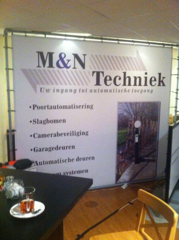 Onze stand op de <a href="/veiligheidbeurs/">Veiligheidbeurs</a>. Kom vandaag en morgen kijken op de Vijverberg