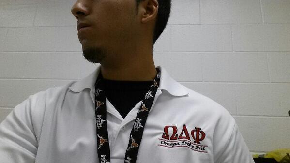 JaCep89's tweet image. Decided to wear the letters to work today #ODPhi #ChiChapter #CasualFriday