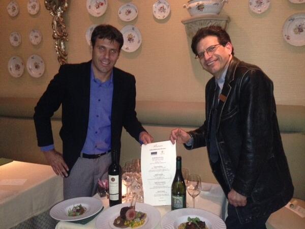 Gilad Flam &amp; Joe Hurliman thanks for a great evening <a href="/ThePeninsula/">The Peninsula</a> #Hotel Thanks #chef #wine dinner -wow <a href="/TishWine/">tishwine</a>