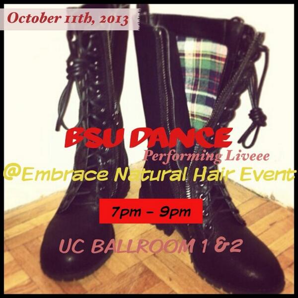 Embrace_UTSA's tweet photo. @UTSA_BSU come support your dance team tonight as they perform at our workshop #HairSkin&amp;EverythingWithin http://t.co/ZVYVohe2oC