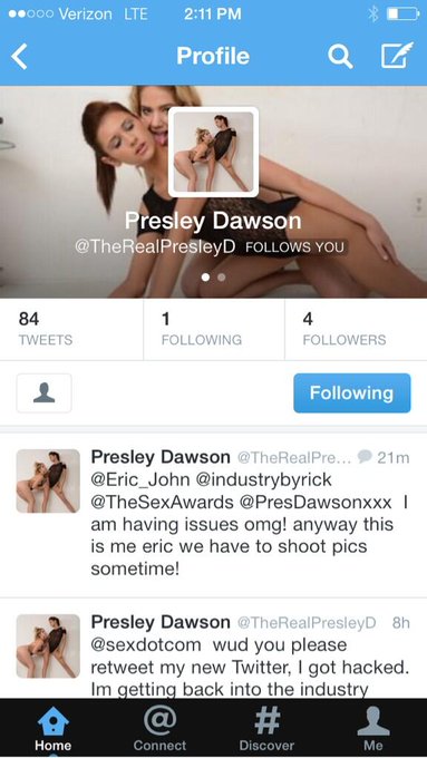 Go follow my sexy best friend @TheRealPresleyD http://t.co/ry9FfK5c8O<a class="tags" href="/tag/therealpresleyd">@therealpresleyd</a>