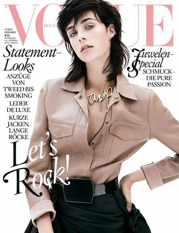 GORGEOUS cover of @ebcampbell for <a href="/voguegermany/">Vogue Germany [NEWS]</a> by #DanJackson