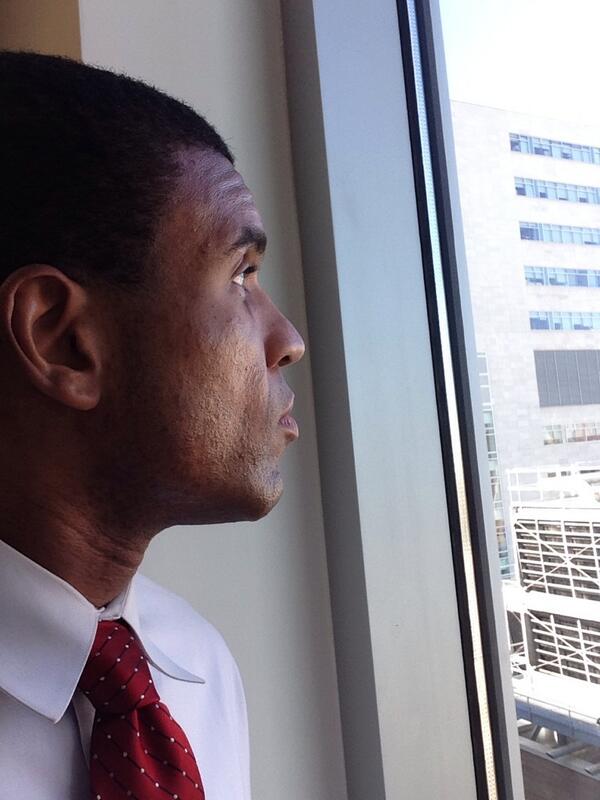 Selfdog's tweet photo. Sometimes Jordan Mace just needs to look out a window and de-stress his brain. #JordanMace #DeepSelfie #NoFilter http://t.co/YGugFbWceq