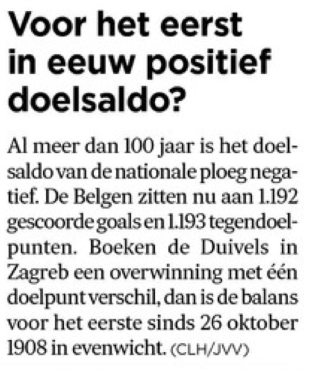 Vannieuwkerke's tweet photo. De balans is dus in evenwicht...en dinsdag voor het eerst positief?! #duiveluitdaging #belwal @Belgianfootball http://t.co/hyBWN7KAc8