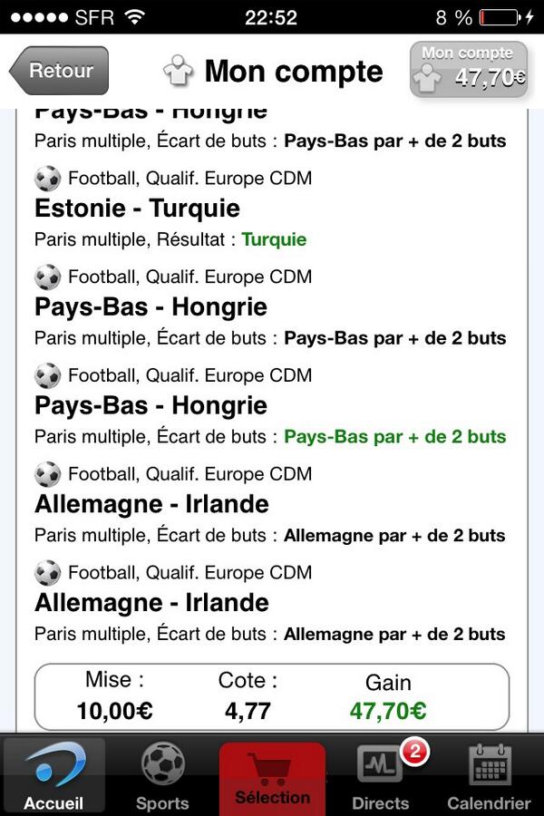 PBPronos's tweet image. 2ème petite victoire de la soirée au calme