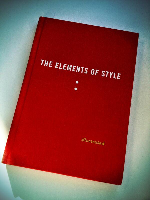 johng_gg's tweet image. #TheElementsOfStyle remains a favorite. I gave another team member a copy this week. @strunkandwhite @strunkelements