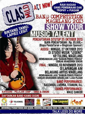 -<a href="/4gu591/">agus ismail</a> daftar sd 25/10/13 Band competition magelang 2013 se kedu &amp;amp; DIY. | 65rb 08170817248  via <a href="/JogjaUpdate/">jogjaupdate.com</a>