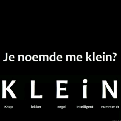 RetweettAlsJe's tweet photo. Ben ik klein? http://t.co/n0Vsfi0LNq