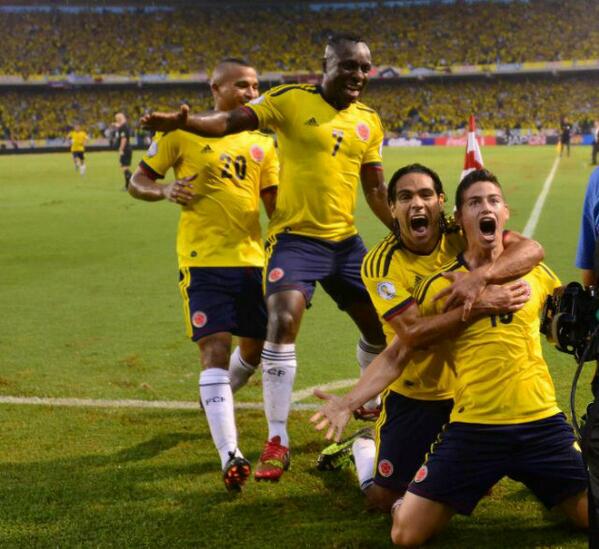 Marze's tweet photo. Felicitaciones #SeleccionColombia. Que gran triunfo, se sufrio pero ya estamos en el Mundial pa' Brasil http://t.co/hU3x95M0fY