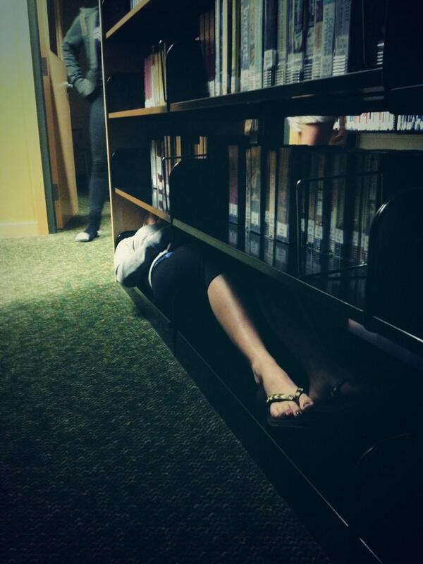 OSWeekends's tweet image. Oldfields after dark: Someone found a sweet hiding place #hideandseek #sleepin