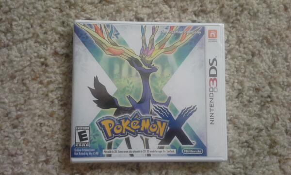 TimeRooney's tweet photo. I got #PokemonXY! http://t.co/cS3pRpkfnv
