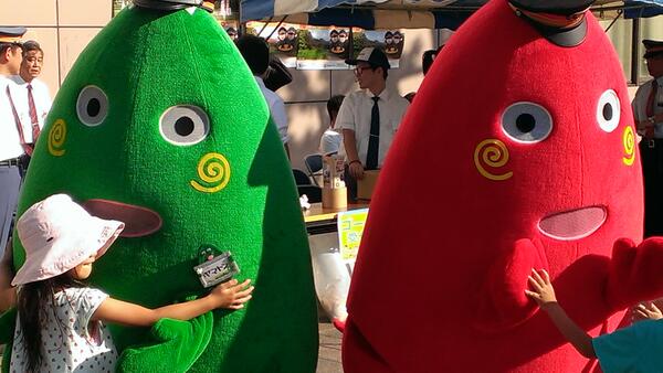mujirer's tweet photo. ヤマトンとハートンがいたよ！ラッキー！ http://t.co/HqEF1hbe3d