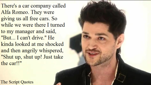 ScriptLovePH's tweet photo. Oh Danny boy #TheScriptQuote http://t.co/sjac3TvZGF