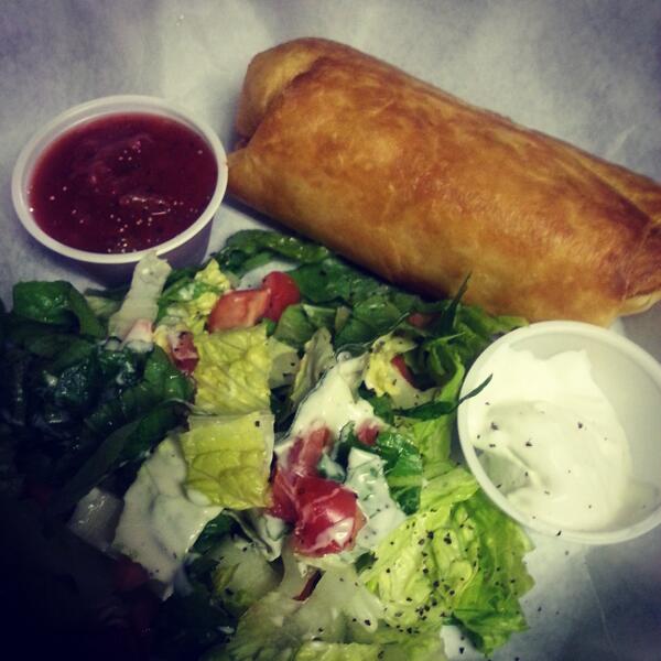 ChefErica's tweet photo. The Chimichanga http://t.co/hvk8DksTKL