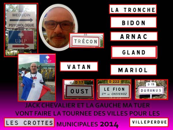 EricGeorges1er's tweet image. Pendant ce temps là #lagauchematuer et #jackchevalier vont leur tour de France pour les listes #UMPMunicipales2014