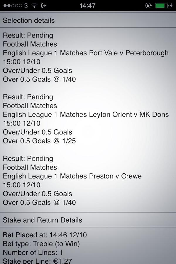 SportsTipsMan's tweet image. Bet 4 : 3 games - £1.27 returns £1.39 #TST