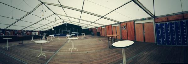 FrequestEvent's tweet image. De opbouw van Frequest loopt op schema!