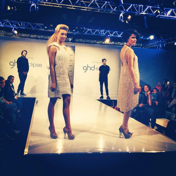 MelanieABNY's tweet photo. Stunning dresses and more importantly stunning hair! @ghd @Salon_Intl #salon2013 http://t.co/s294AGvm4H
