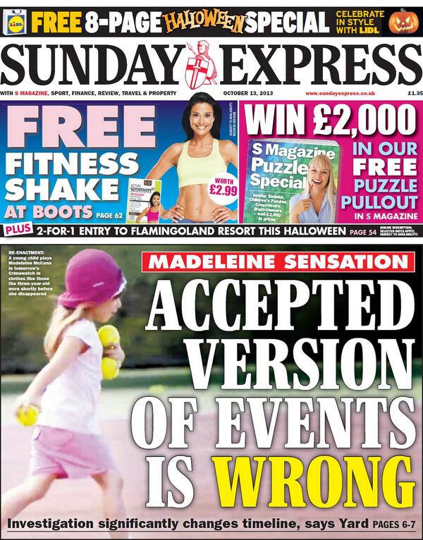 Sunday Express - ACCEPTED VERSION OF EVENTS IS WRONG and DAILYSTAR - WHAT YOU KNOW IS NOT THE TRUTH BWZ8hmGCQAA3Bqs