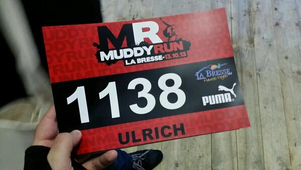 UlrichRozier's tweet image. Prêt pour la #muddyrun